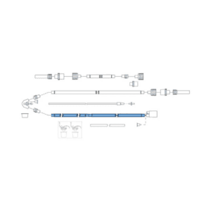 Sistema neonatal para ventilador con doble trampa de agua, ideal para cuidados intensivos en recién.